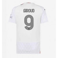 Camiseta AC Milan Olivier Giroud #9 Visitante Equipación para mujer 2023-24 manga corta